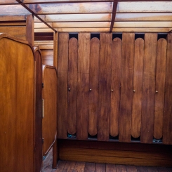 original 1960´s wooden changing rooms